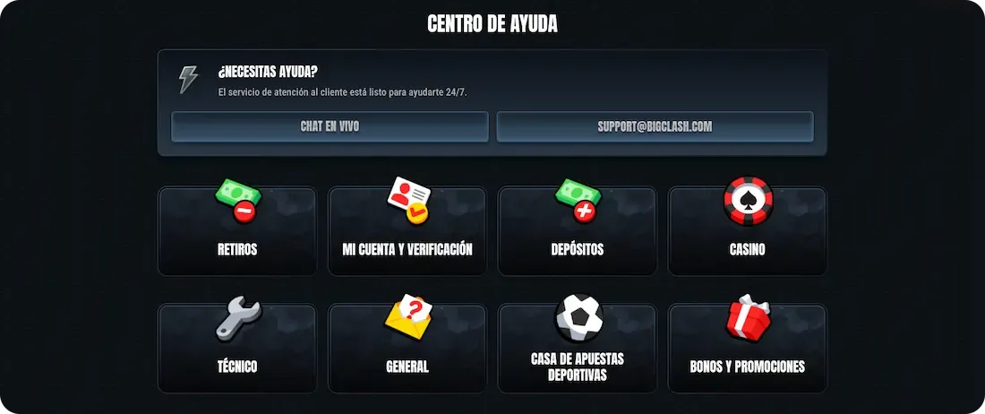 ayuda del casino glorion