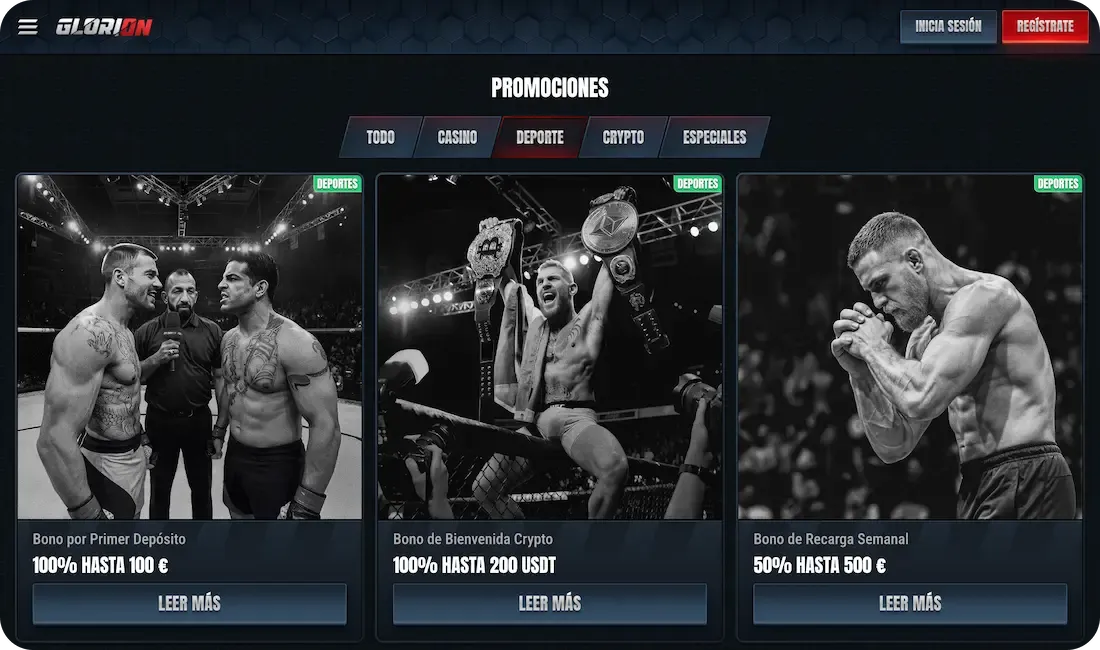 bonos deportivos del casino glorion
